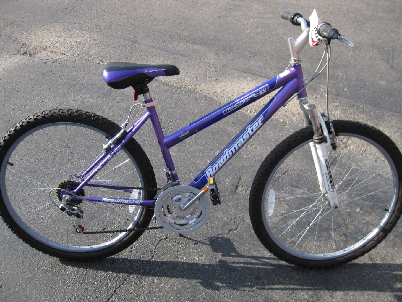 purple roadmaster bike